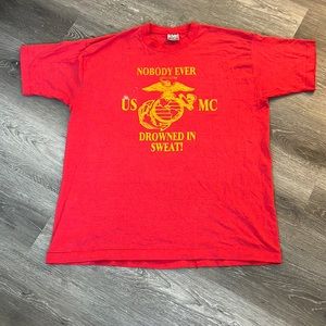 Vintage Men’s Marines Graphic Tee - Size XL